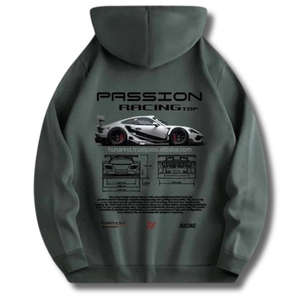 Sudadera con Capucha Premium Veloce Track Club "Apex RS-3" Motorsport |   Edición Limitada de la Serie Legacy Automotriz Personalizada - Product Image 4