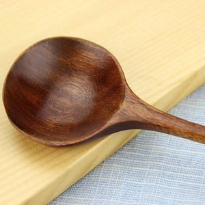 Cuchara de Té de Madera, Cuchara Medidora de Café y Azúcar de Madera Pulida Lisa para Cocina, Cafetería, Suministros de Restaurante - Product Image 1