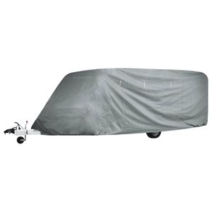 Cover Caravan grigia per auto Premium per una protezione solare ottimale e resilienza alle intemperie - Product Image 2