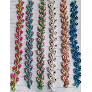 Venta al por mayor de 4mm de cristal de semillas de sandía cuentas de semillas de cristal personalizadas pulseras DIY - Product Image 2