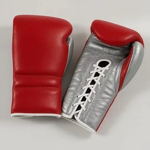 Guantes de Boxeo Profesionales de Cuero Vacuno, Venta al Por Mayor, Todas las Tallas, Logotipo Personalizado por Sublimación, Fabricante - Product Image 2