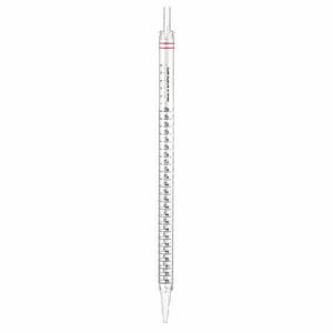Pipette sérologique graduée de précision DD International en verre, à volume fixe, avec embout uniforme pour la livraison en laboratoire et la recherche - Product Image 2