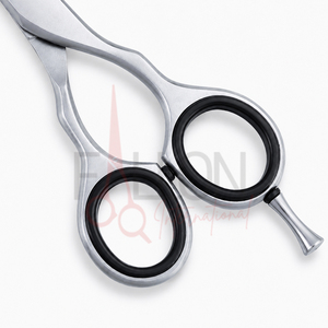 Professional Hair Thinning Scissors 32 Teeth Stainless Steel Blunt Tip Right Handed <b>Long</b> <b>Handle</b> Texturizing <b>Shears</b> - Product Image 4