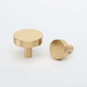 Perillas Redondas Metálicas para Muebles, Diseño Minimalista, Duraderas, para Cocina, Hogar, Hotel, Villas, Puertas - Product Image 1