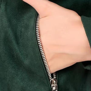 Veste en daim pour femme, prix de gros, design personnalisé, qualité supérieure, vêtements décontractés d'hiver, vestes en daim pour femme - Product Image 6