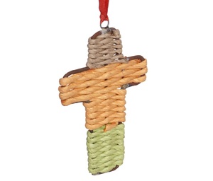 Adornos Navideños Colgantes Modernos, Alfombras de Mimbre Hechas a Mano con Diseño Personalizado, Duraderas e Impermeables para Uso en Interiores/Exteriores, Venta al Por Mayor de Fábrica - Product Image 3