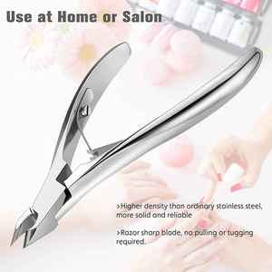 Professional High-Density 4mm Stainless Steel Nail Nipper for Cuticle and Dead Skin Removal Manicure Tools Nail Clippers - Product Image 4