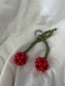 Fashion Embroidery Beaded Keychain Handmade Statement Accessory for <b>Purse</b> <b>Backpack</b> Luggage and Car Keys - Product Image 5