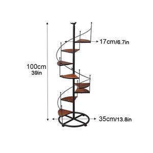 Support mural flottant en métal doré de qualité supérieure, écologique, avec revêtement en poudre, pour plantes d'intérieur et d'extérieur, empilable, en fer. - Product Image 6