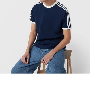 เสื้อยืดผู้ชายทรงปกติ คุณภาพสูง พิมพ์ลายดิจิตอล โลโก้สั่งทำ ผ้าฝ้าย 100% ทรงหลวม ไซส์ใหญ่ ซักย้อมแบบแอซิดวอช - Product Image 5