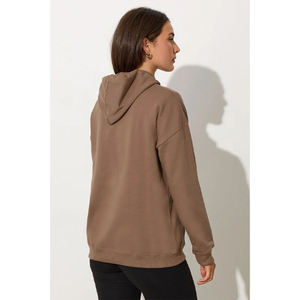 Sweat-shirts à capuche oversize personnalisables de haute qualité, en coton mélangé 500 g/m², avec logo personnalisé, pour hommes et femmes. - Product Image 4