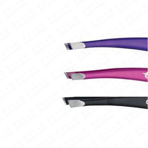 Ensemble de pinces à épiler professionnelles en acier inoxydable, impression personnalisée, pointe inclinée aiguisée, outils de beauté personnalisés, OEM - Product Image 2