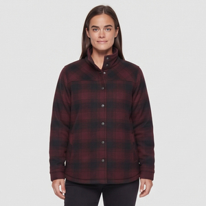 Women's Plaid Fleece <b>Jacket</b> Stand Collar Full Sleeve Winter Warm Plaid Coat Ladies <b>Flannel</b> Outerwear Winter <b>Flannel</b> <b>Jackets</b> - Product Image 2