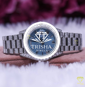 Reloj de lujo para mujer, oro rosa, diamantes, cristal, acero inoxidable, cuarzo. - Product Image 1