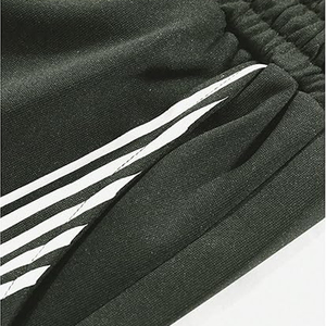 Pantalon de jogging molletonné épais personnalisé pour homme, style streetwear color block, bas de survêtement décontracté pour la gym et le sport - Product Image 4