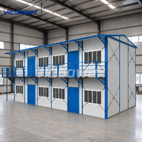 VICDOWEX Maison préfabriquée de type K personnalisée pour le camping de construction, le bureau et l'hébergement des travailleurs