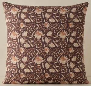 Indien fait à la main nouveau Design fleur bloc impression taie d'oreiller coton housse de canapé literie housses de coussin - Product Image 1