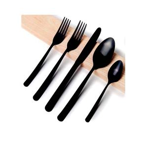 Cubiertos de diseño de acero inoxidable con mango cuadrado largo, juego de cubiertos de diseño económico increíble con mango moderno, venta al por mayor - Product Image 4