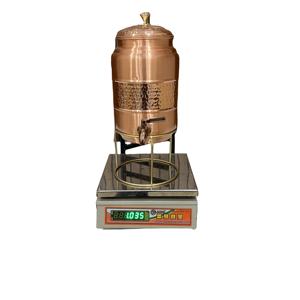 Distributeur d'eau en cuivre pur 5L/10L/18L 100%. Conception martelée à la main. Meilleur distributeur de yoga - Product Image 2