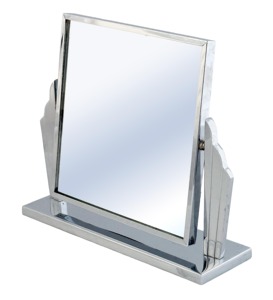 Miroir de table double face à cadre métallique moderne personnalisable de qualité supérieure pour usage domestique - Product Image 5