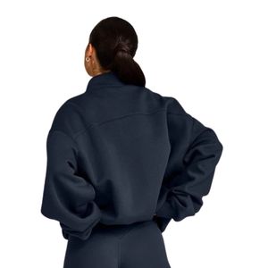 Sweat-shirt tendance pour femme, coupe ample, pull à manches longues, col rond, doux et chaud, haut décontracté, vêtements streetwear à la mode pour l'automne - Product Image 2