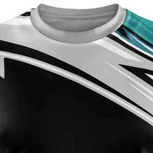 T-shirts de sport unisexes à manches courtes en polyester 100% tricoté, imprimés par sublimation, personnalisables, style streetwear, prix abordable, OEM ODM - Product Image 2