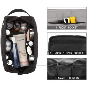 High Quality Wholesale Custom Cosmetic Bag Large Capacity Waterproof Travel Makeup Pouch For Unisex - Product Image 5
