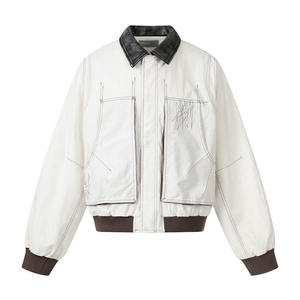 Veste décontractée pour hommes style western, veste de camionneur old school, prix d'usine, streetwear - Product Image 2