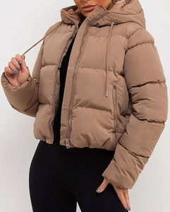 Breathable Eco-Friendly Thick Waterproof Reversible <b>Flannel</b> Floral Pattern Motorcycle <b>Jacket</b> Zipper Closure Short Women's Winter - Product Image 6