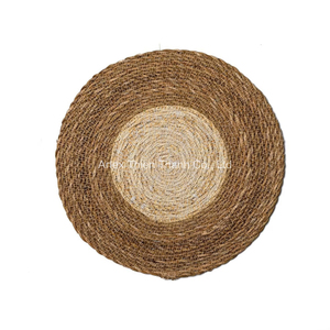 Elegant Natural Braided Seagrass Placemat Handmade Dining <b>Table</b> <b>Mat</b> for Restaurant Decor OEM - Product Image 1