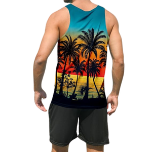 Camiseta sin Mangas Sublimada para Hombre, Totalmente Personalizada, Estilo Perfecto, Gran Venta, Precio Razonable, Diseños Únicos - Product Image 2