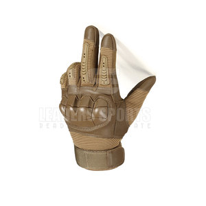 ถุงมือเพนท์บอลหนังทนทาน ป้องกันการลื่น พร้อมสายรัดข้อมือปรับได้ ปิดด้วยแถบตีนตุ๊กแก-ผ้าระบายอากาศ สำหรับผู้ชายทำกิจกรรมกลางแจ้ง - Product Image 3