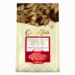 Chocolat en Gros en Vrac à la Rose, Composé de Cacao, en Pastilles 1KG pour la Pâtisserie et la Confiserie, HALAL, Fabricant OEM/ODM, Expédition Mondiale - Product Image 1
