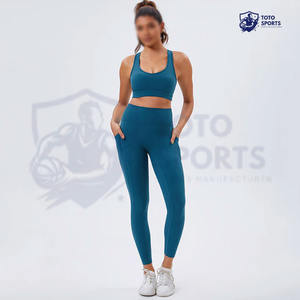 Ensemble de yoga respirant pour femme, en tissu doux et confortable, idéal pour la course et le fitness – Meilleur fournisseur, prix de gros, tendance actuelle - Product Image 2