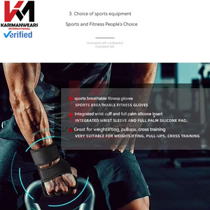 Breathable Gym Weightlifting Gloves Men Women Anti <b>Slip</b> Grip Workout Training Fitness Gloves Wholesale - Product Image 3