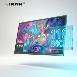 Fabricante OEM Profesional de Pantalla Interactiva Inteligente 4K de 110 Pulgadas con Android 15, 40 Puntos Táctiles y Cámara IA para Subastas - Product Image 1