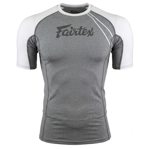Mens Short Sleeve Sports Compression Shirt Performance Base Layer Fitness Workout Training <b>Athletic</b> Activewear - Product Image 3