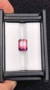 Turmalina natural de origen afgano, gema suelta con corte esmeralda, piedra de cristal para la elaboración de joyas. - Product Image 4