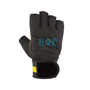 Gants de musculation pour fitness, cross-training et entraînement, avec support poignet en néoprène, protection antidérapante de la paume, rembourrage et crochet pour une adhérence accrue - Product Image 1