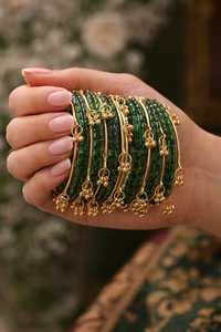 Vente en gros d'usine, bracelets en verre faits à la main, churiyan, pour femmes, traditionnels indiens, pakistanais, mariage, mode kashmiri, couleur et taille personnalisées - Product Image 5