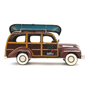 Modelo de Auto Chevrolet Suburban 1947 con Canoa, Escala 1:14, Auto de Metal Artesanal para Decoración del Hogar, Regalo, 35.56Lx13.97Wx17.8H cm - Product Image 2