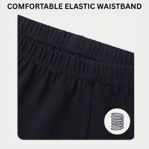 Boxers pour garçons, couleur unie, coton premium, doux, respirant, respectueux de la peau, légers, extensibles, sous-vêtements, fournisseur - Product Image 4