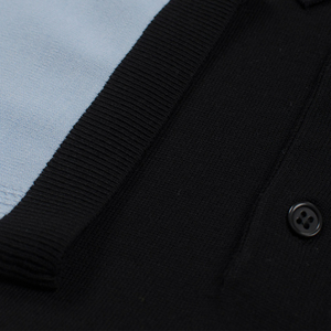 Polo homme personnalisé avec logo, 100% coton, bicolore, séchage rapide, pour le golf - Product Image 4