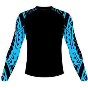 Chemise de surf de qualité supérieure avec protection solaire, tissu respirant et impression par sublimation résistante à la décoloration, rashguard - Product Image 2