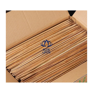 Nouveau design – Brochettes jetables en bambou naturel résistantes à la chaleur pour kebab, viande, légumes, poulet, barbecue – Écologiques et pratiques - Product Image 1