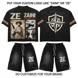 Premium 180 GSM 100% Polyester Men T Shirt Short <b>Set</b> White Black Solid Breathable <b>Knitted</b> ODM Custom Embossed Hand Logo Casual - Product Image 1