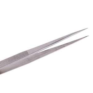 Pinzas rectas con punta electrónica de acero inoxidable de 18 cm de largo - Product Image 3