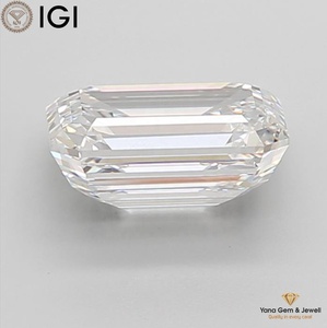 Diamante Cultivado en Laboratorio con Certificación IGI, Corte Esmeralda, 3.00 Quilates, Claridad VVS1, Color E, para Anillo de Aniversario - Product Image 4
