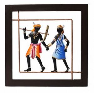 Custom Carved Metal Wooden <b>Frame</b> Silver Plated Decorative <b>Wall</b> Panel Christmas Gift Art Decor - Product Image 2