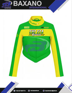 Chaqueta de cuero PU de alta calidad Chi Eta Phi CEPhi Sorority, estilo racing, corte ajustado, personalizable con cualquier logotipo. - Product Image 6